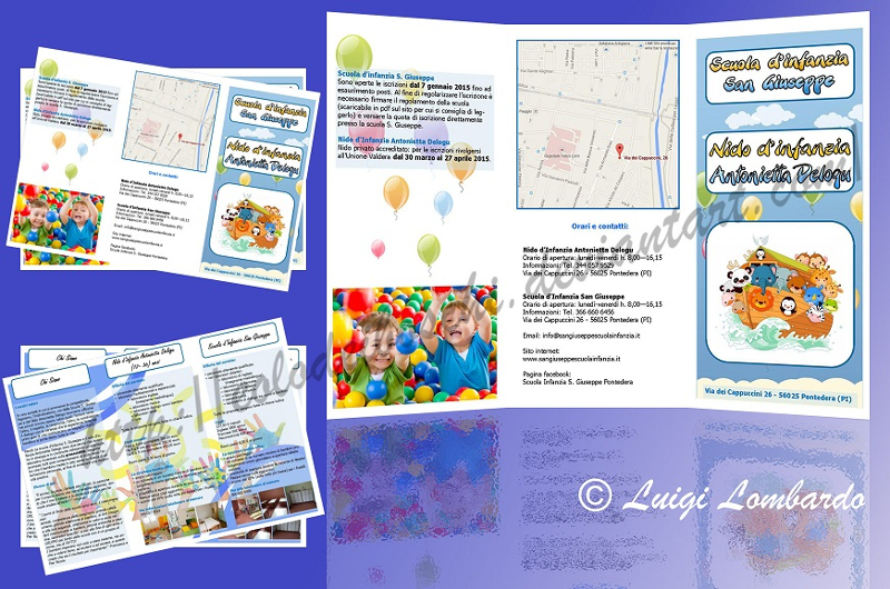 kindergarten brochure template 