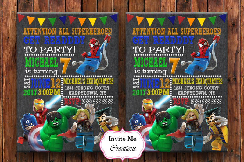 FREE 17+ Superhero Invitation Designs &amp; Examples in PSD | AI | EPS ...