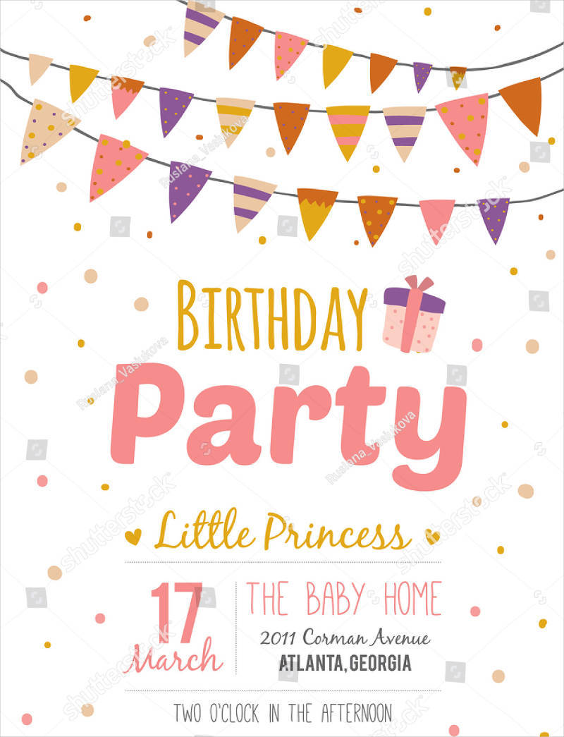 little princess birthday party invitation2