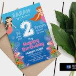 Mermaid Birthday Invitations