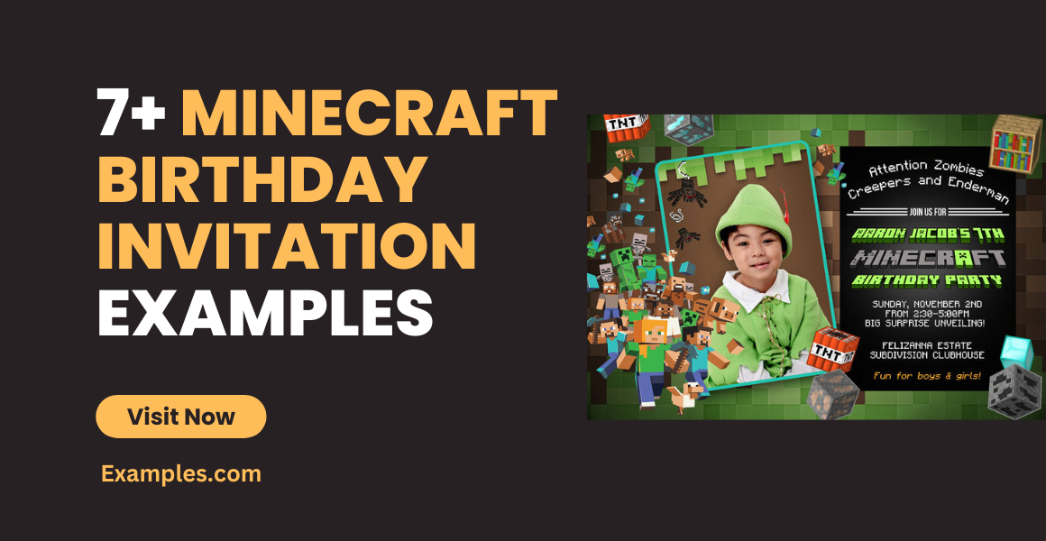 FREE Printable Minecraft Birthday Invitation Template – UPDATE