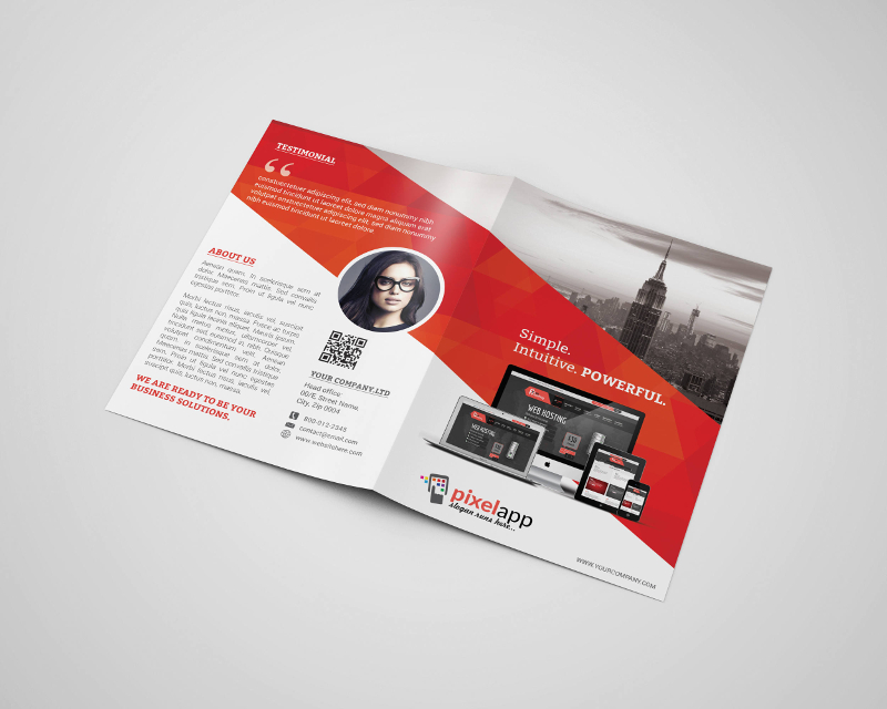 modern bifold brochure