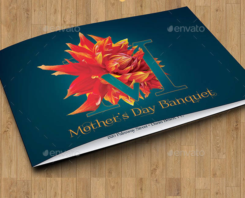 mothers day banquet invitation template