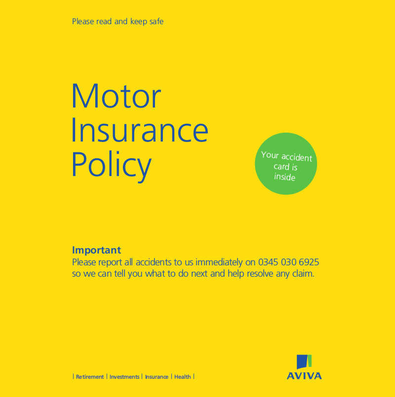motor insurance policy