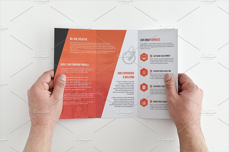 multipurpose tri fold brochure