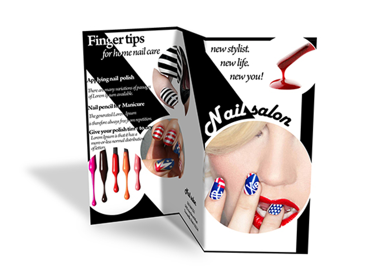Nail Salon Brochure Design