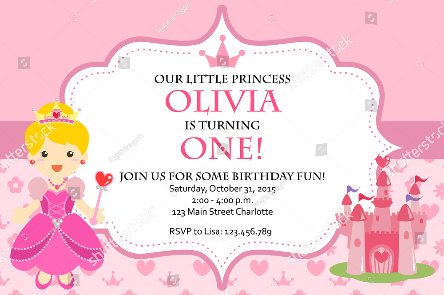 Princess Party Invitation 17 Examples Format Pdf Examples