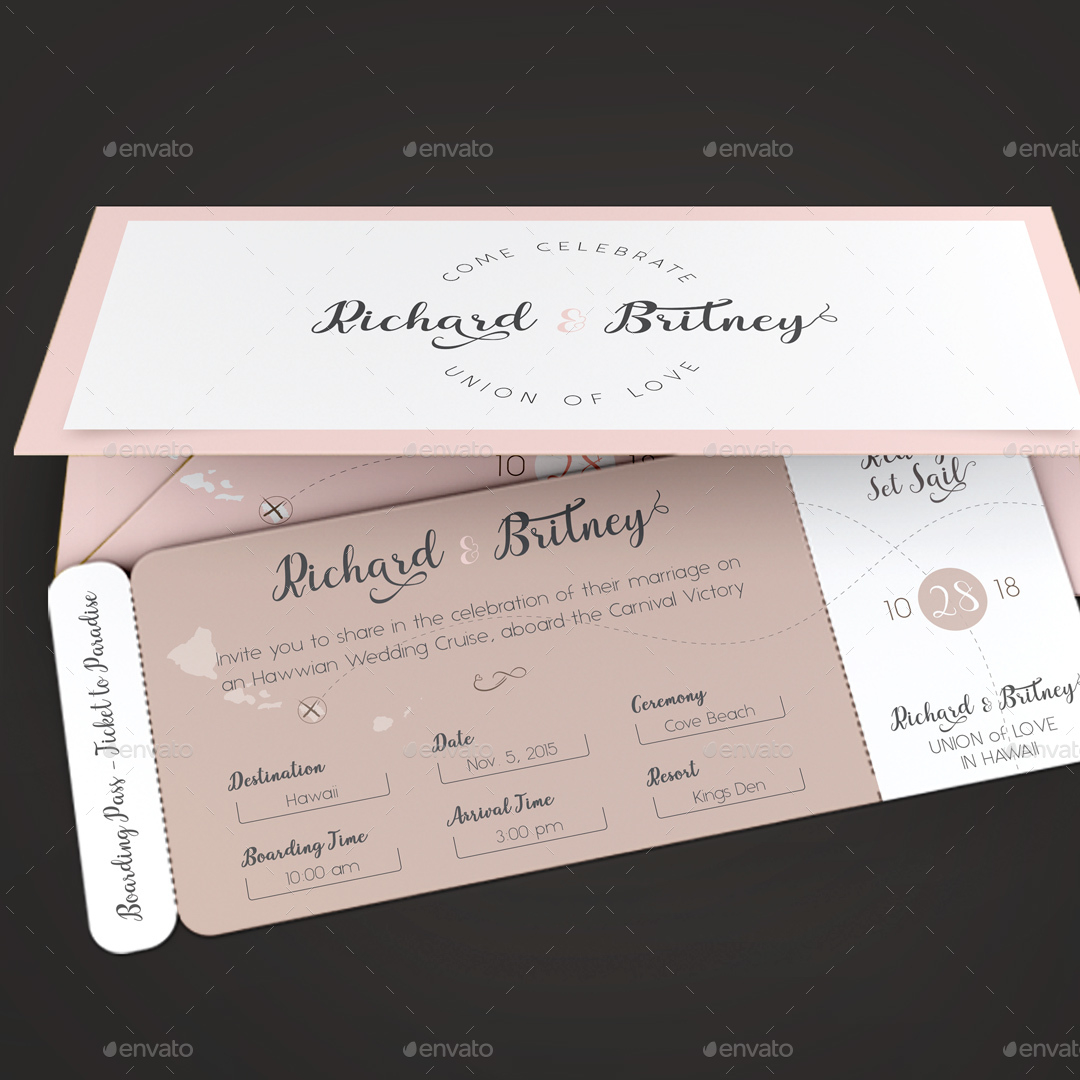 Island Wedding Invitation 13+ Examples, Format, Pdf Examples