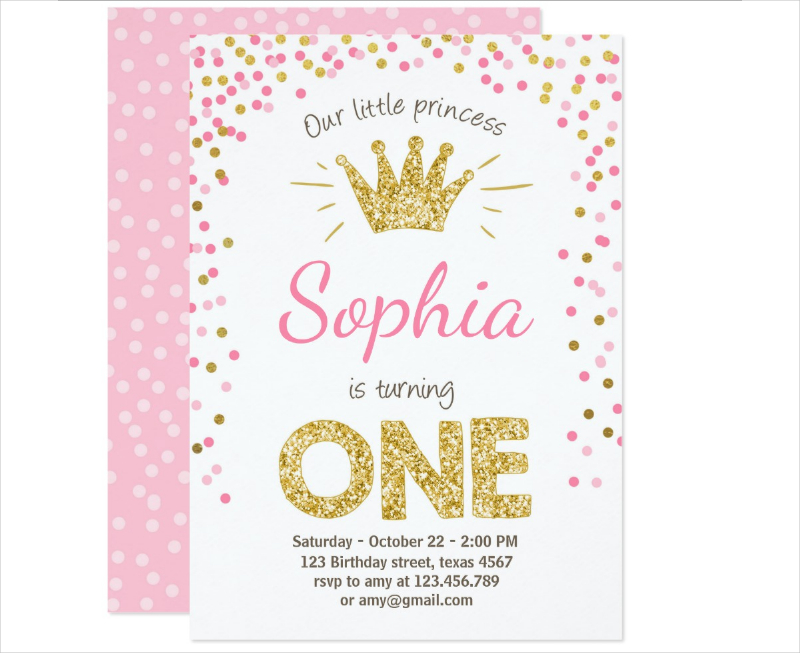 Download FREE 14+ Princess Birthday Invitation Designs & Examples ...