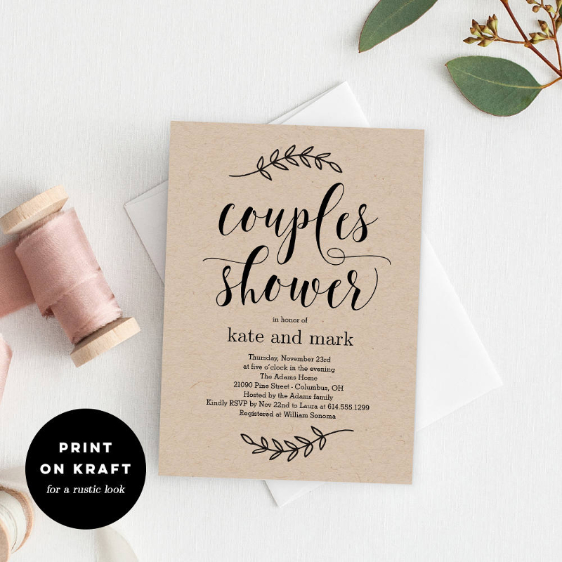 Couples Shower Invitation - 15+ Examples, Format, Pdf | Examples
