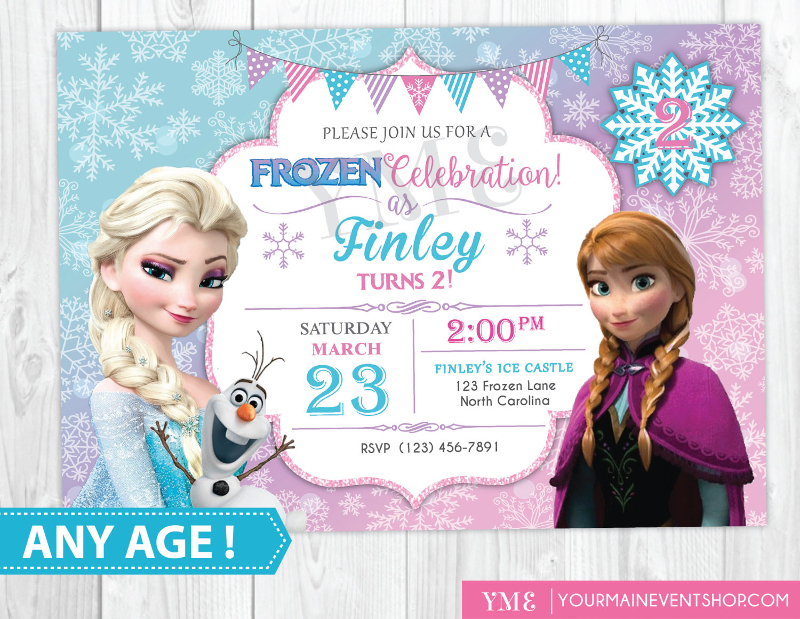 Frozen Invitation 18 Examples Format Pdf Examples