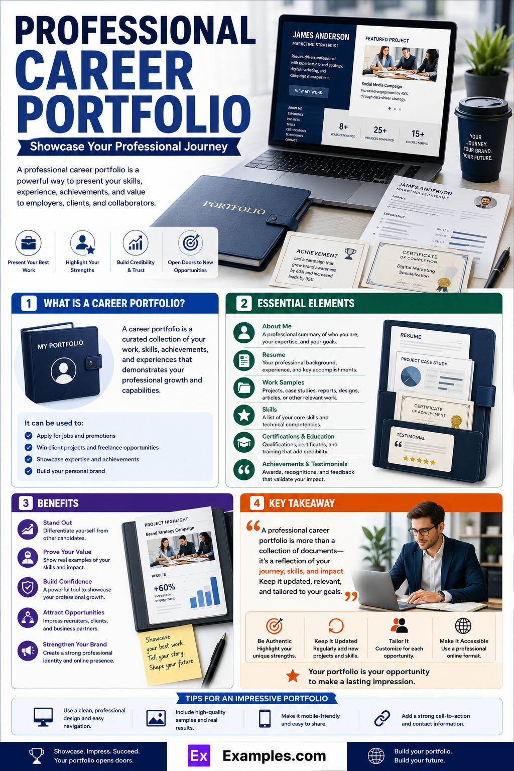 10+ Professional Career Portfolio Examples to Download