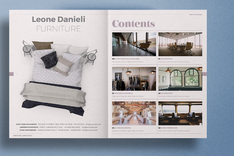 Professional Interior Design Brochure