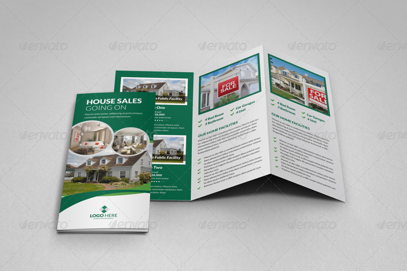 property sale trifold brochure