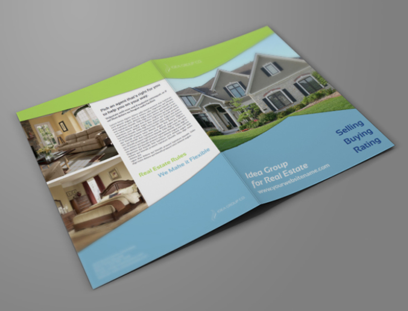 real estate brochure design templates free download