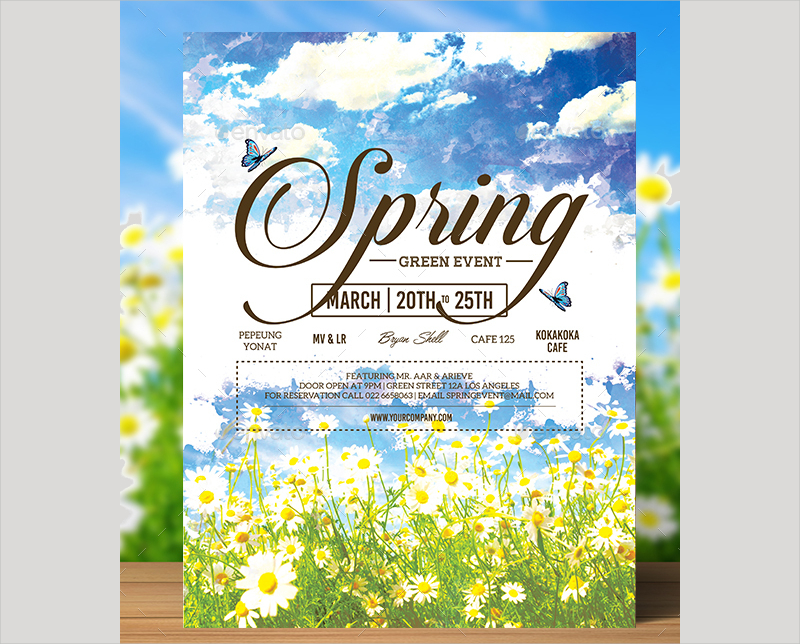 spring event invitation