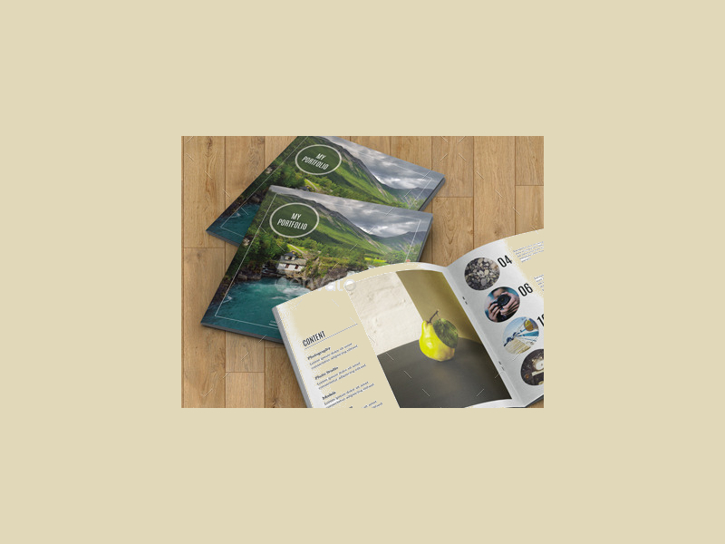 square bifold brochure
