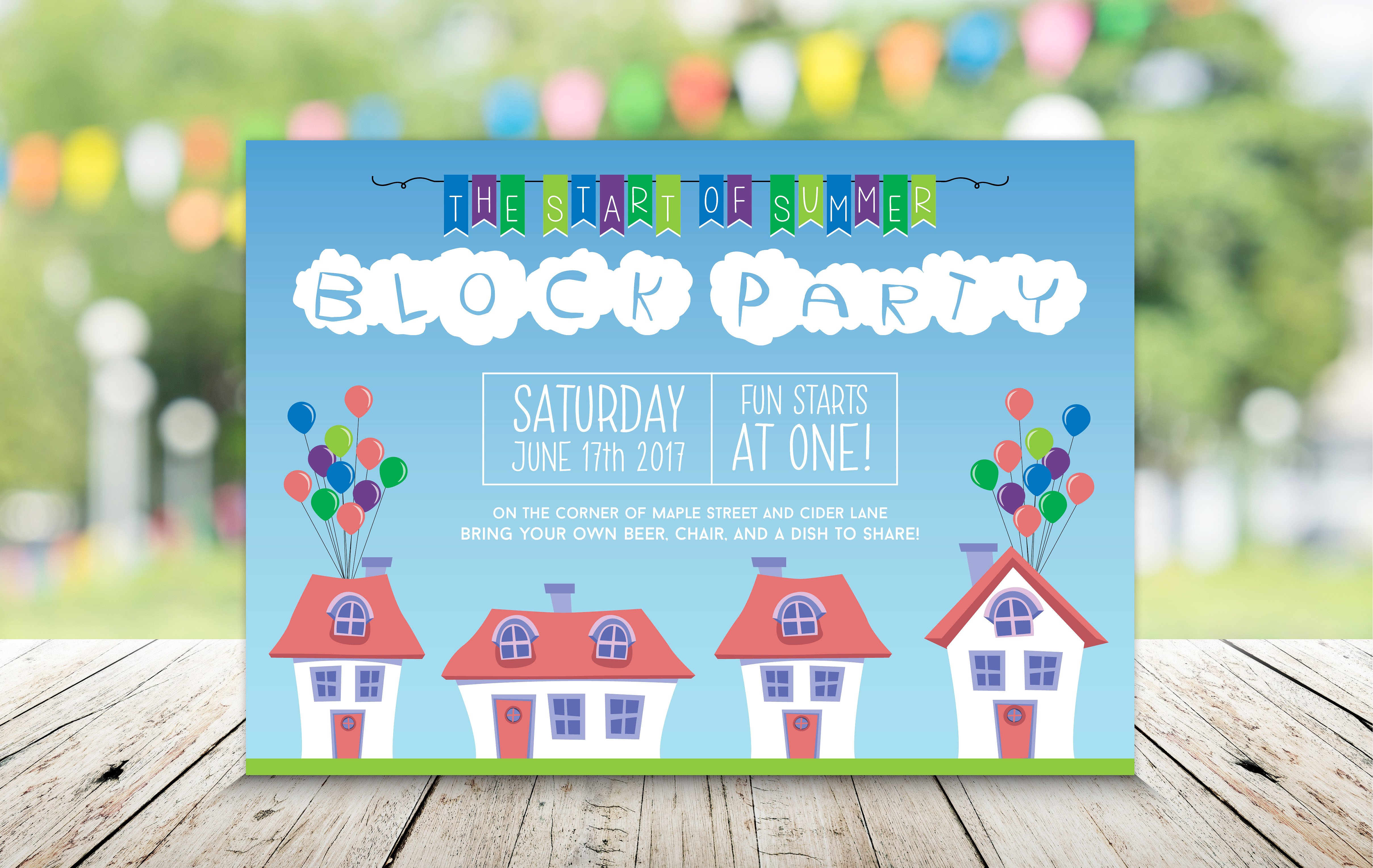 summer block party invitations1