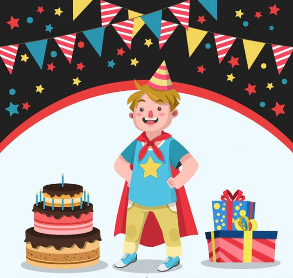 Superhero Child Birthday Invitation