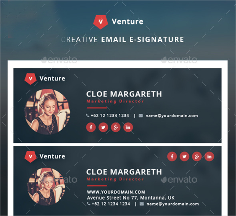 Venture Corporate Email Signature