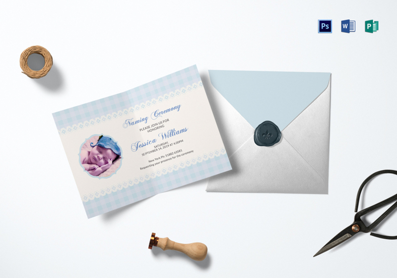 Naming Ceremony Invitation - 15+ Examples, Format, Pdf | Examples