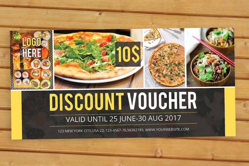 Discounted food coupons