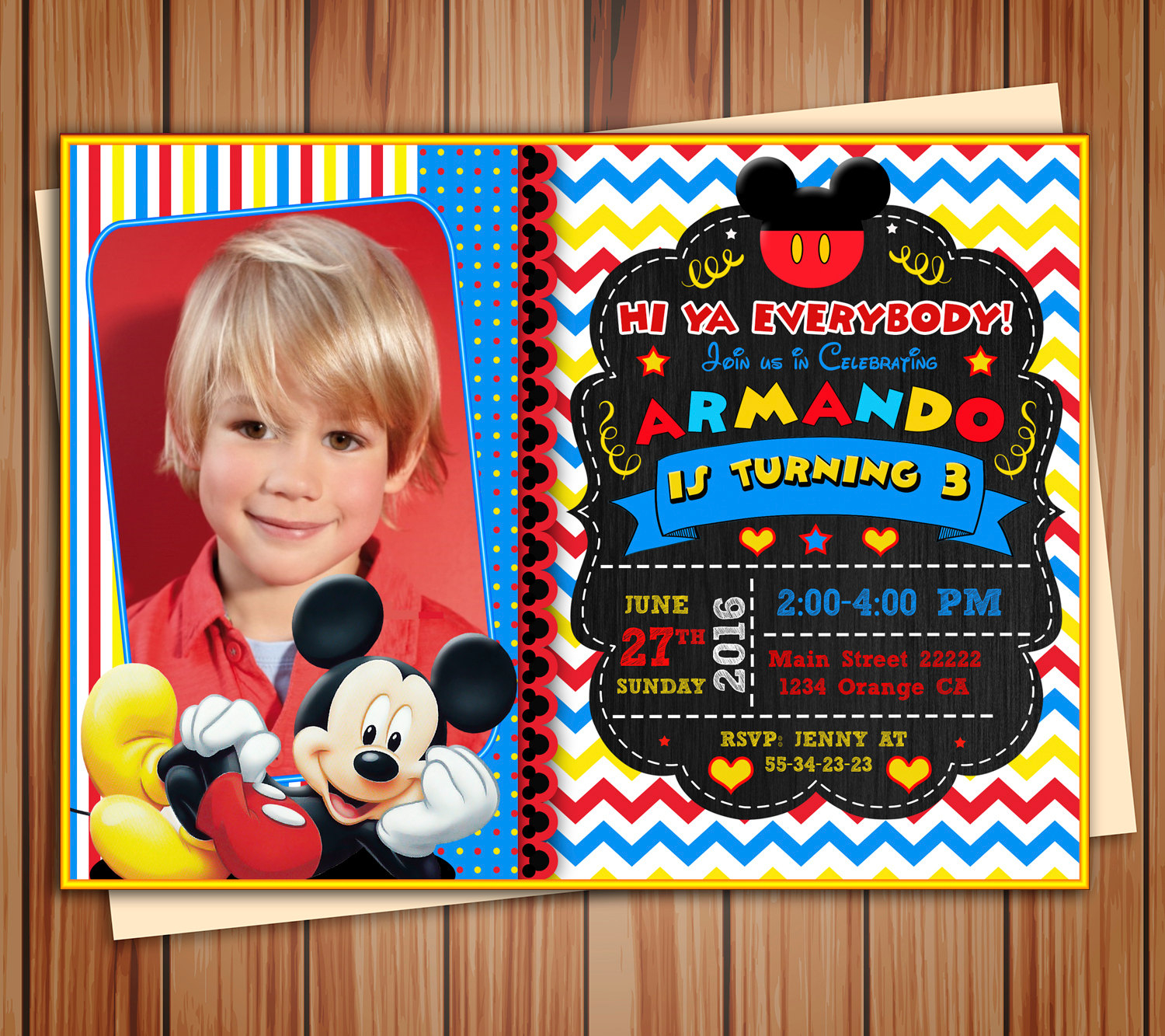 Mickey Mouse Party Invitation 10 Examples Format Pdf Examples