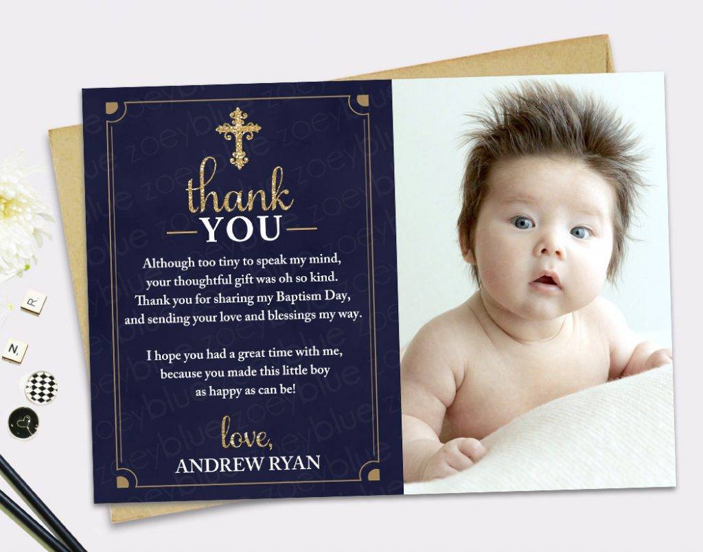 Thank you best sale for christening gift