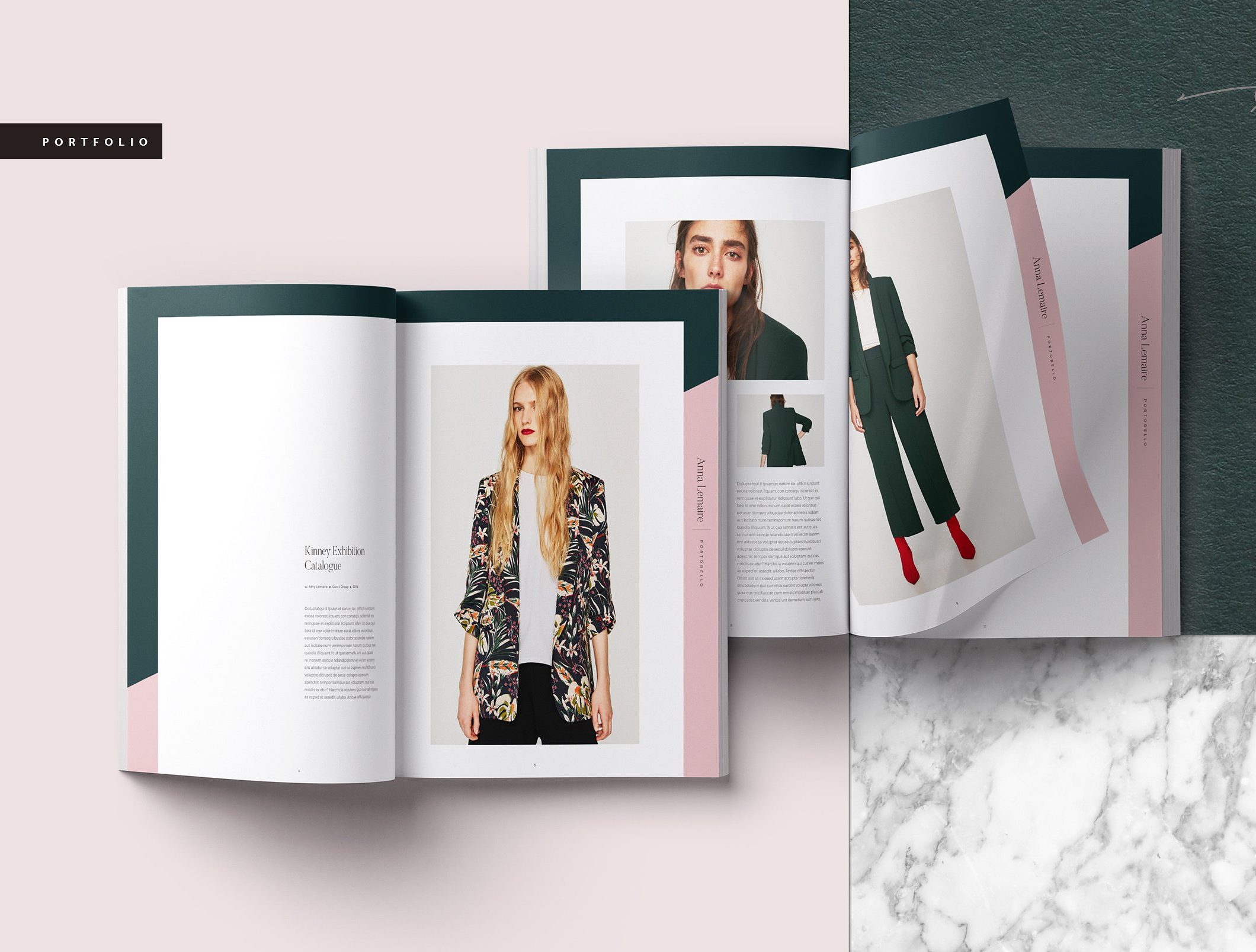 fashion design portfolio introduction page