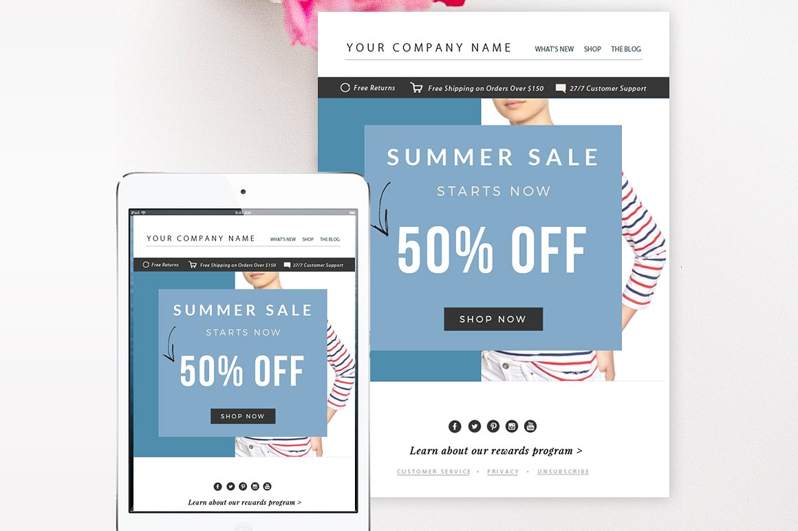 sales email newsletter template 21 1