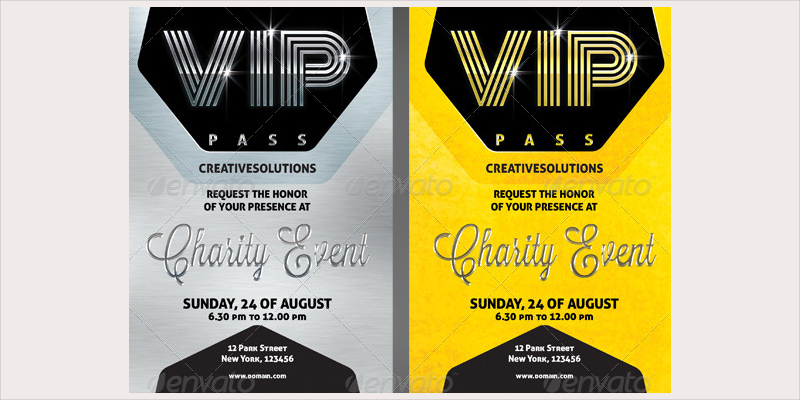 vip pass invitation