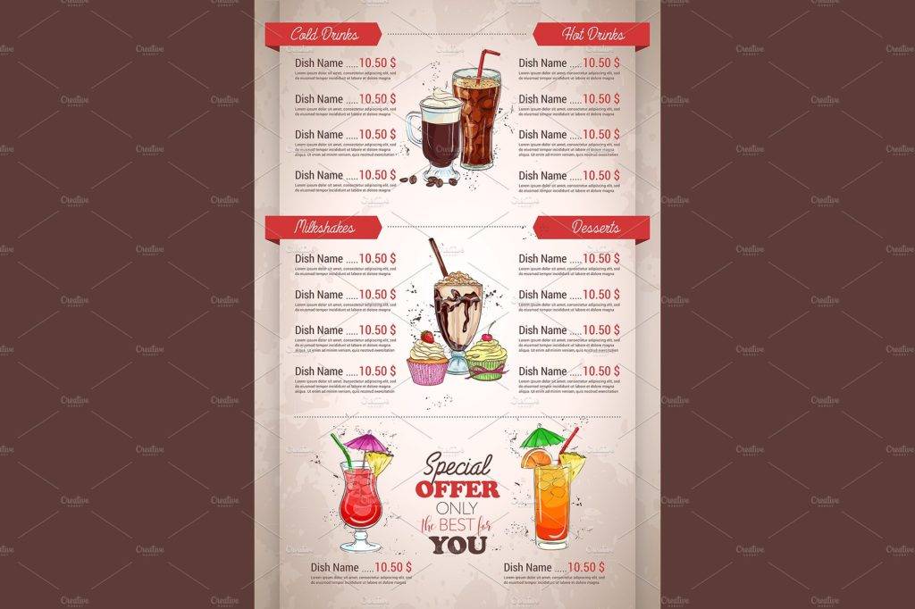 FREE 14+ Dessert Menu Examples in PSD AI EPS Vector