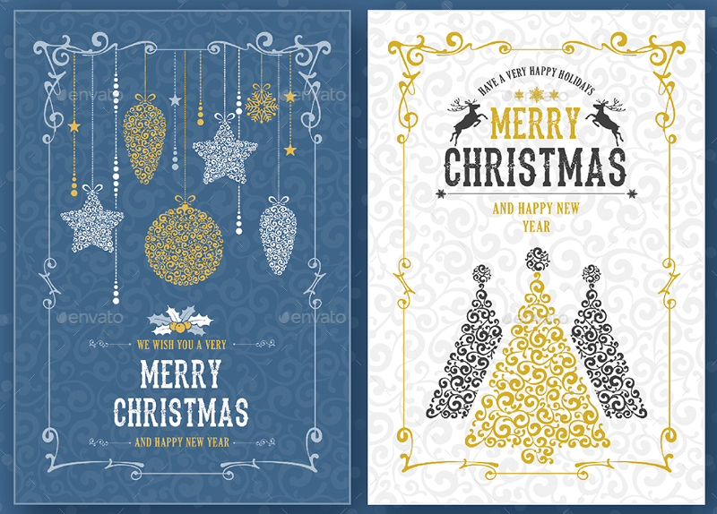 christmas greeting card template