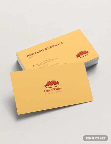 Bakery Business Card - 22+ Examples, Format, Pdf | Examples