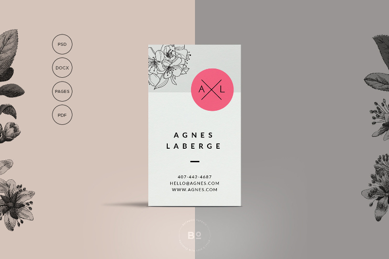 fashion and beauty business card