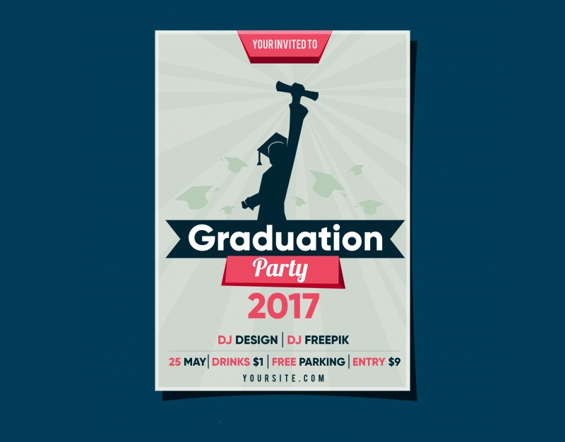 graduation party flyer
