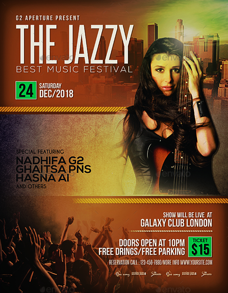 jazz event flyer