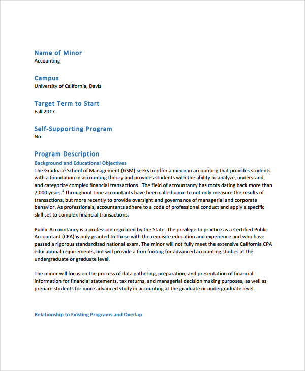 accounting research proposal template