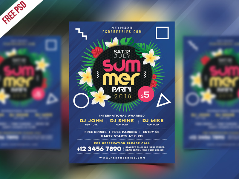 summer party flyer