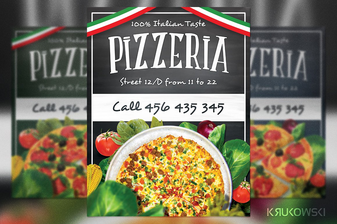 Free 26 Pizza Flyer Examples In Publisher Word Photoshop Illustrator Indesign Pages Examples