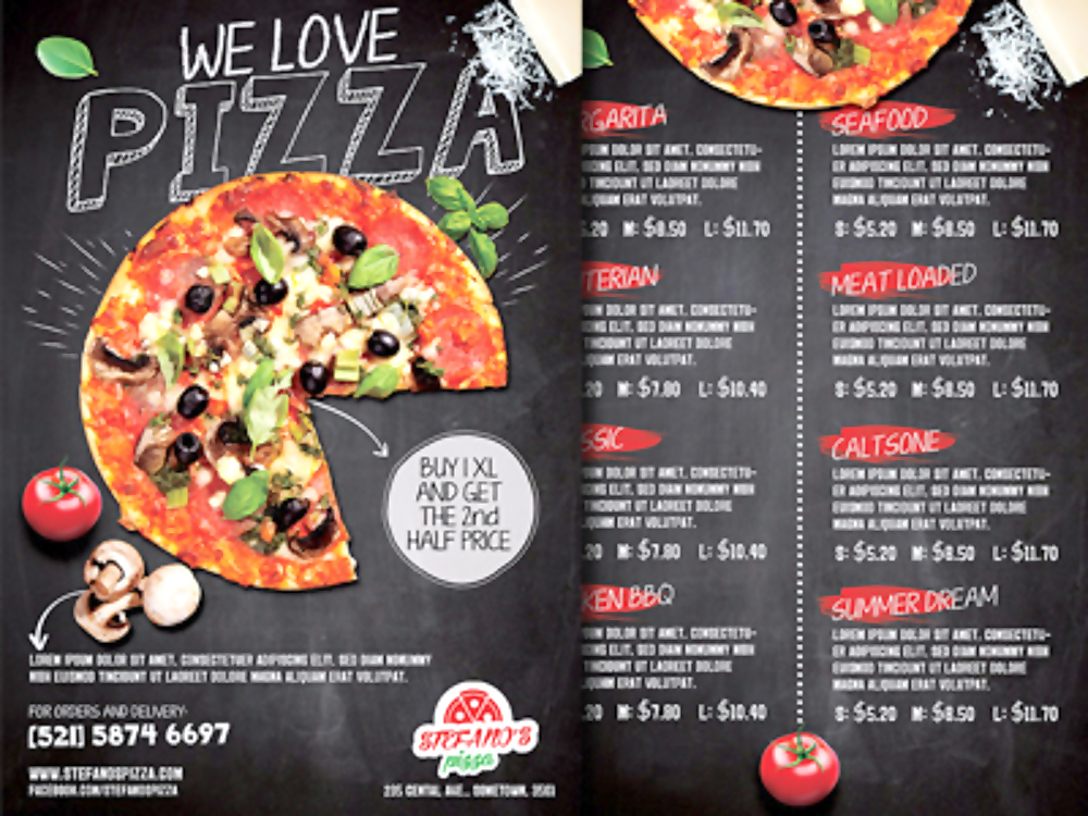 Free 26 Pizza Flyer Examples In Publisher Word Photoshop Illustrator Indesign Pages Examples