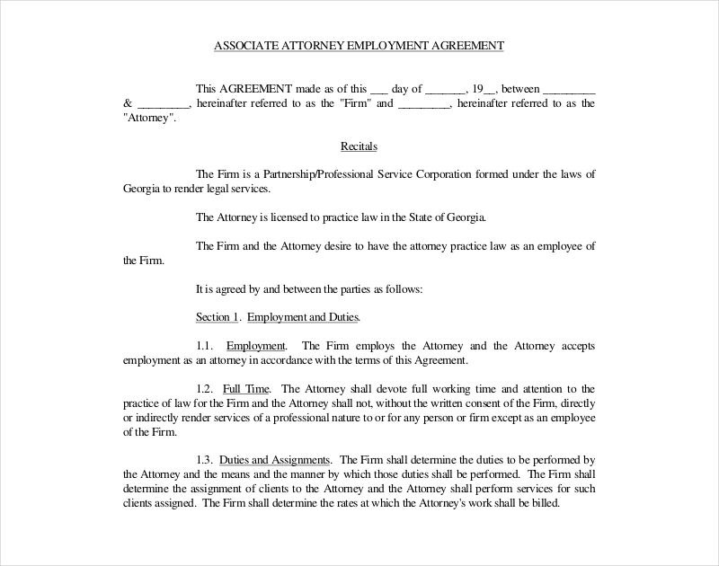 Attorney Agreement 14+ Examples, Format, Pdf Examples