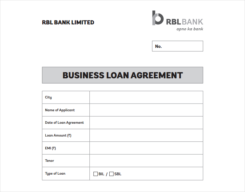 Business Loan Agreement