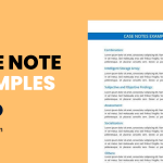 Case Note Examples