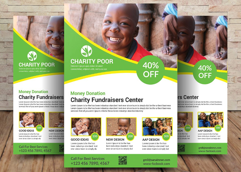 charity fundraiser center flyer1