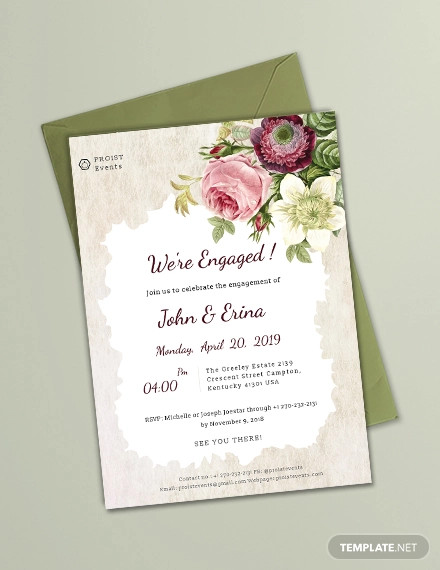 FREE 21 Engagement Party Invitation Designs Examples In Publisher 