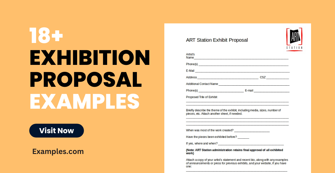 Exhibition Proposal Examples