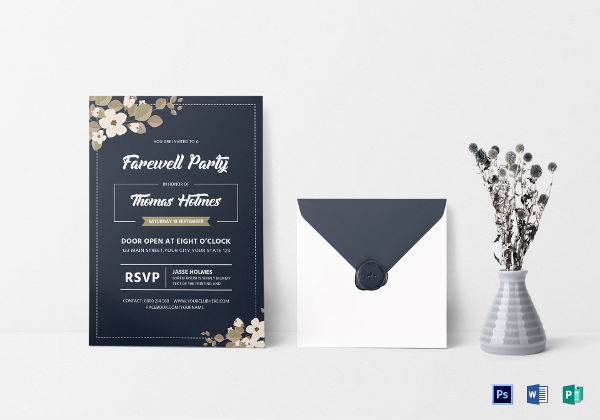 FREE 24 Farewell Party Invitation Designs Examples In PSD AI EPS 