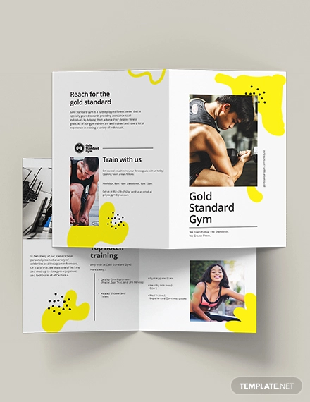 Fitness Brochure - 23+ Examples, Illustrator, Design, Word, Pages,  Photoshop, Publisher, Tips