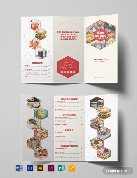 Free Fast Food Brochure Template